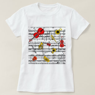 musical instruments copy.pdf T-Shirt