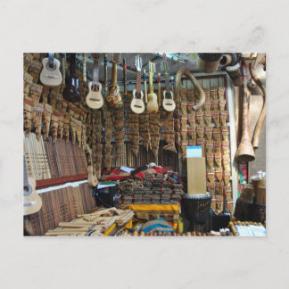 Musical Instruments - Machu Picchu - Perú Postcard