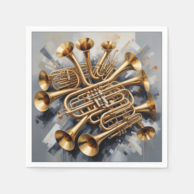 Musical Instruments Napkin (Front)