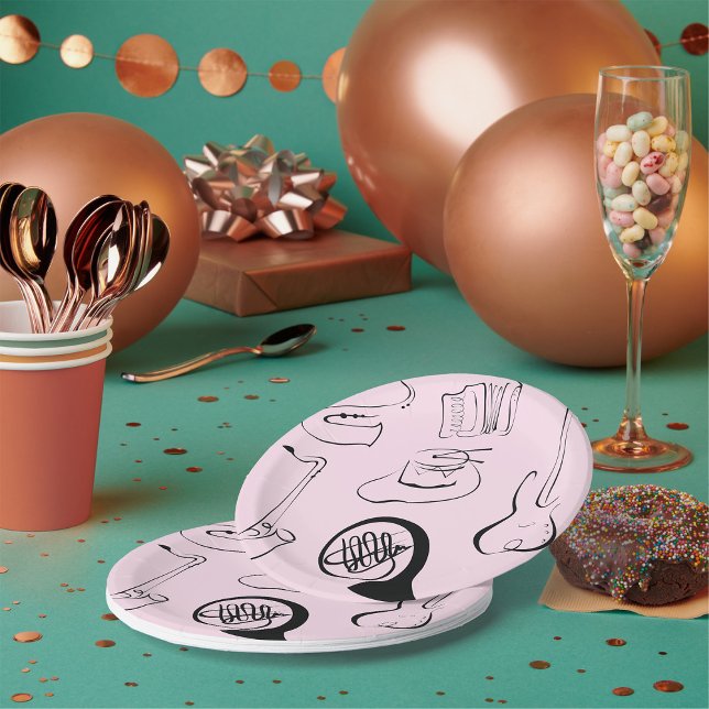 Musical Instruments Paper Plate (Creator Uploaded)