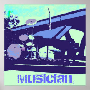 musical instruments poster