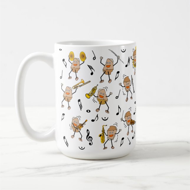 Musical Instruments Rock Coffee Mug (Left)