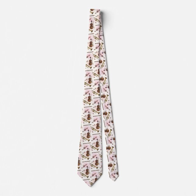 Musical Instruments Tie (Front)