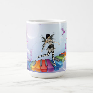 Musical Keyboard Faerie Coffee Mug
