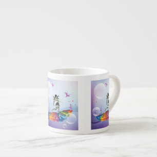 Musical Keyboard Faerie Espresso Cup
