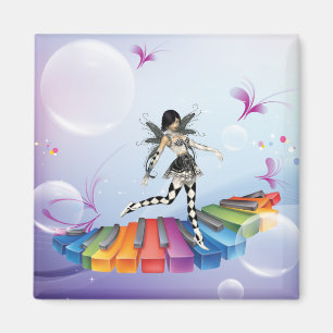 Musical Keyboard Faerie Magnet