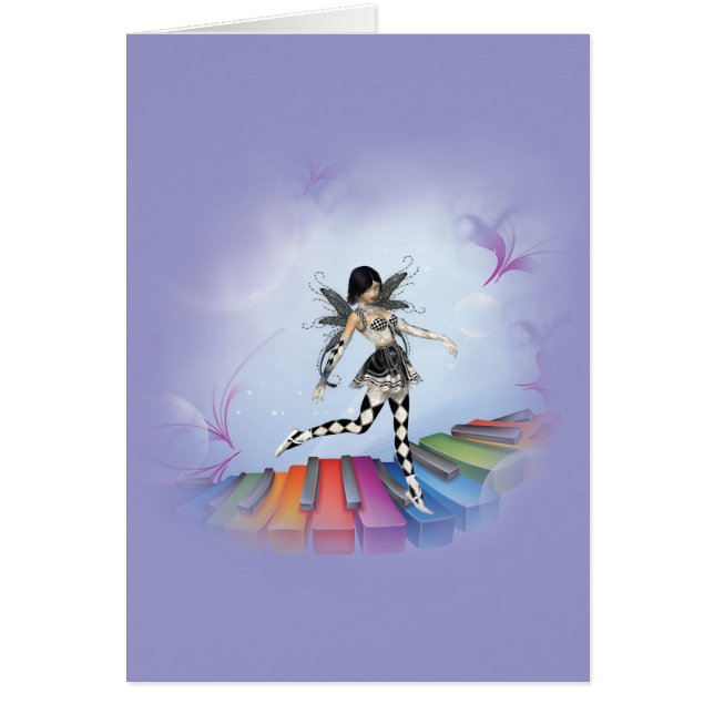 Musical Keyboard Faerie Vignette (Front)