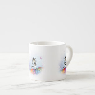 Musical Keyboard Faerie Vignette Espresso Cup