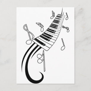 Musical Keys Postcard