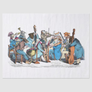 MUSICAL LANGUAGE ANIMAL FARM ORCHESTRA Birthday Tissue Paper