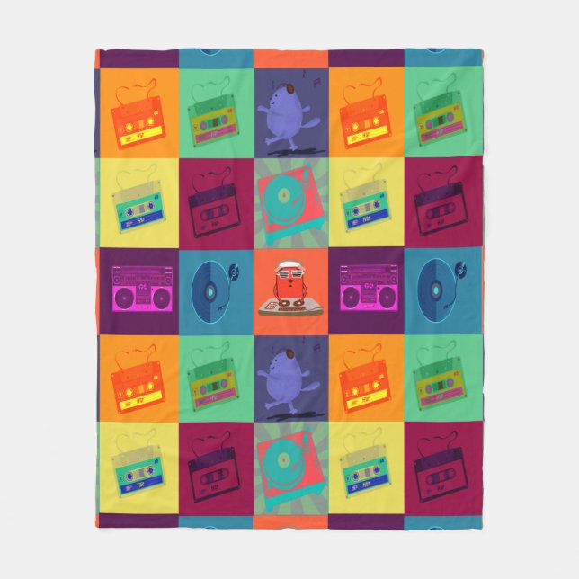 Musical lottery fleece blanket (Front)