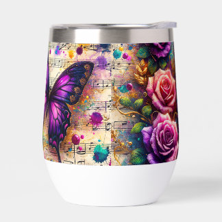 Musical Melody & Butterfly Water Bottle 
