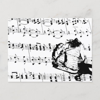 Musical memories postcard