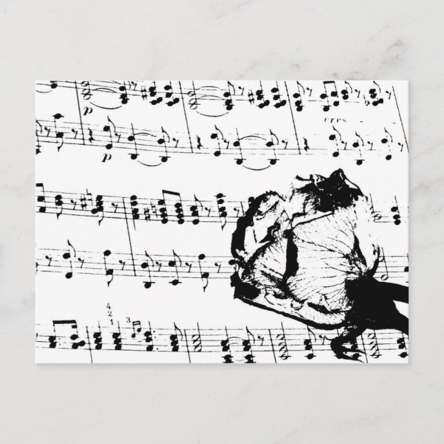 Musical memories postcard (Front)