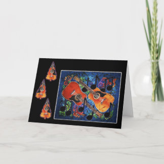 Musical Merriment - Guitar Holiday Cards