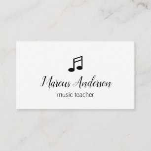 Musical Note Business Card