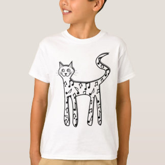 Musical note cat T-Shirt