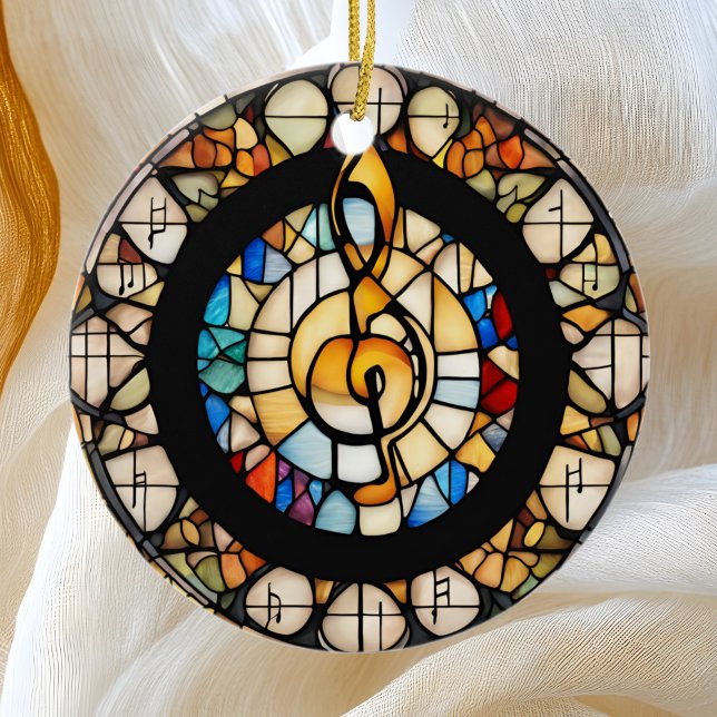 Musical Note  Ceramic Tree Decoration (Creator Uploaded)