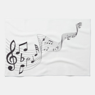 Musical Note Kitchen Towel