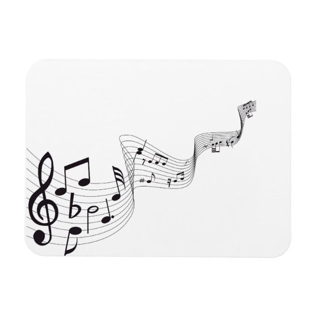 Musical Note Magnet (Horizontal)