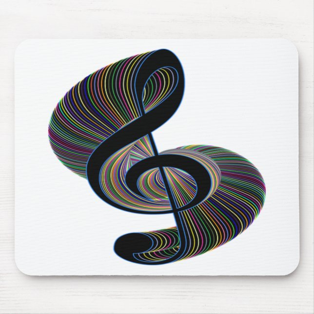 Musical Note Mouse Mat (Front)