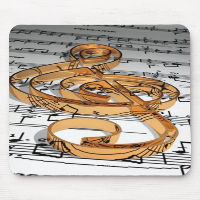 musical note mouse mat (Front)