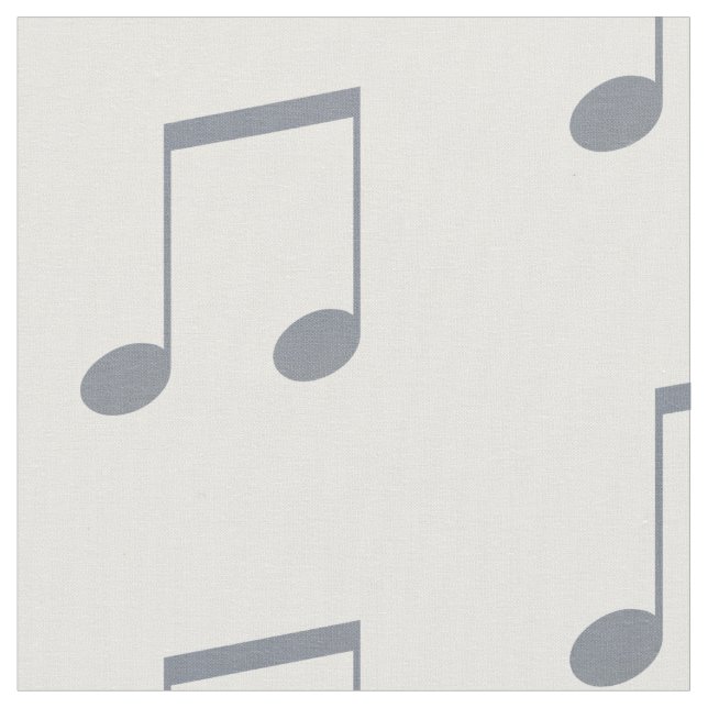 Musical Note Pattern Fabric (Close Up)