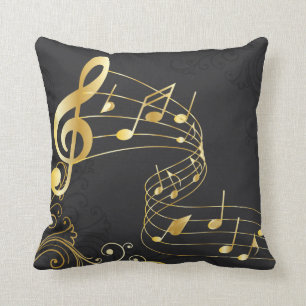 Musical Note Royal design Cushion