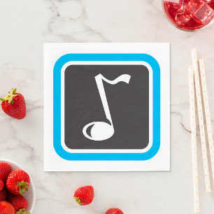 Musical Note Symbol Napkins