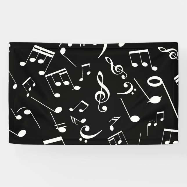 Musical Notes 2 Banner (Horizontal)