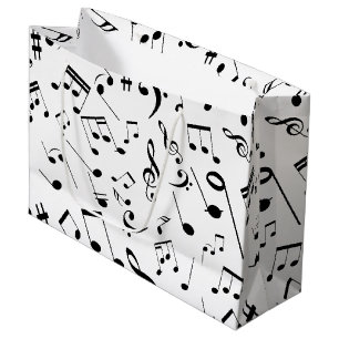 Musical Notes 3 Large Gift Bag