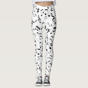 Musical Notes 3 Leggings