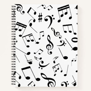 Musical Notes 3 Notebook
