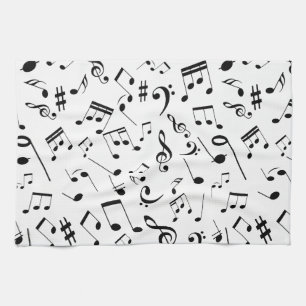 Musical Notes 3 Tea Towel