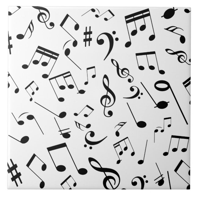 Musical Notes 3 Tile (Front)