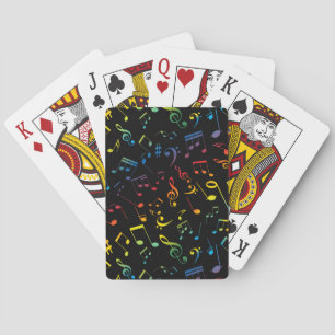Musical Notes 5 Playing Cards