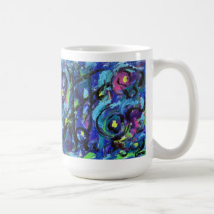 Musical Notes Abstract Art Painting Mug