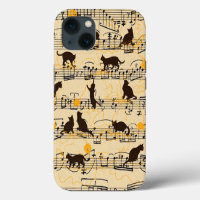 Musical notes and kittens