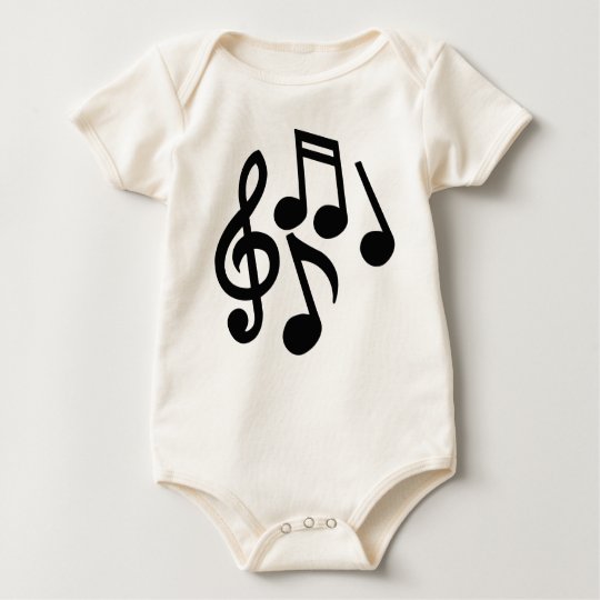 Musical Notes Baby Bodysuit