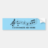Musical Notes Band or Choir Teacher Custom Music