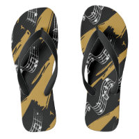 Musical notes Black Gold Modern
