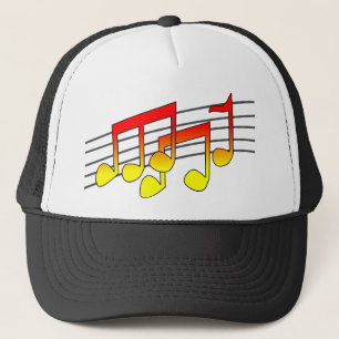 musical notes cap