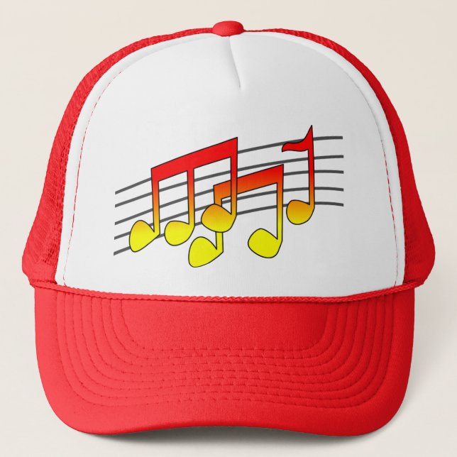 musical notes cap (Front)