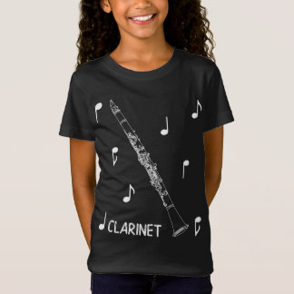 Musical Notes Clarinet T-Shirt