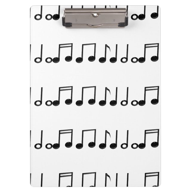 Musical Notes Clipboard (Front)