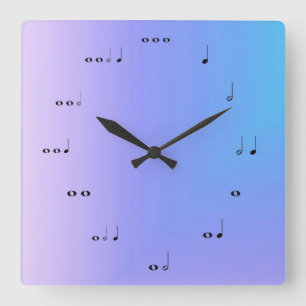 Musical Notes Clock