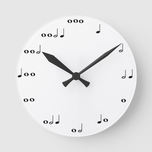 Musical notes clock (Front)
