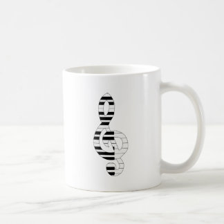 musical notes coffee mug