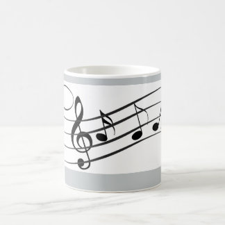musical notes coffee mug