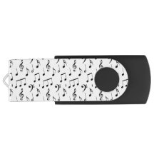 Musical Notes Customisable USB Drive